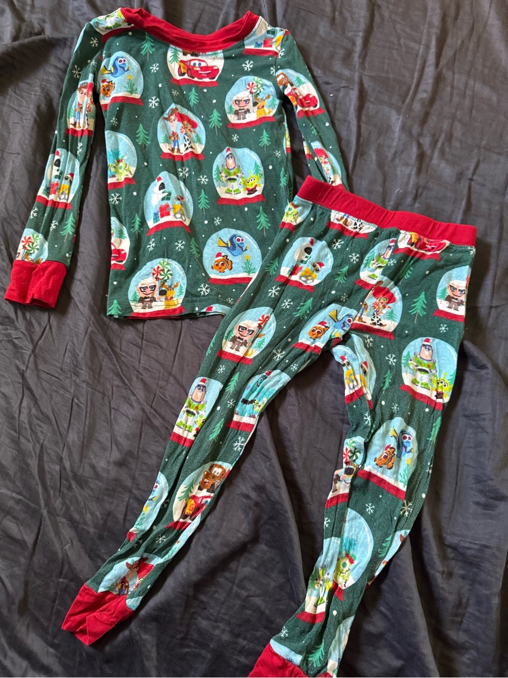 Little Sleepies Pixar Christmas 2T 2pc